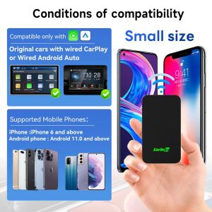 Universal Carplay And Android Auto Adapter Wireless AI Box Android 12 Dongle