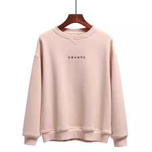 Custom Embroidered Plain Crew Neck Sweatshirt Unlined Drop Shoulder