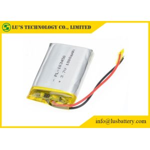 LP103450 Rechargeable Li Polymer Battery 3.7V 1800mah