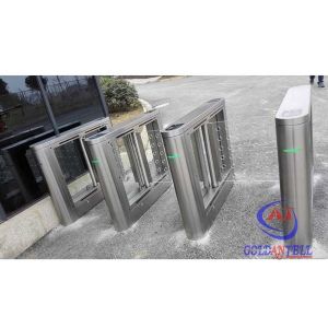 Intelligent Bi Directional Turnstile QR Code 3 Lanes Fingerprint Turnstile