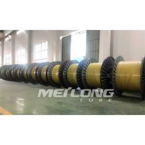 Quality PVDF Encapsulated 304 Stainless Steel Capillary Tube Nickel Alloy for sale