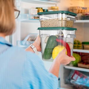 Sustainable Recyclable Plastic Food Storage Container Rice Storage Kitchen