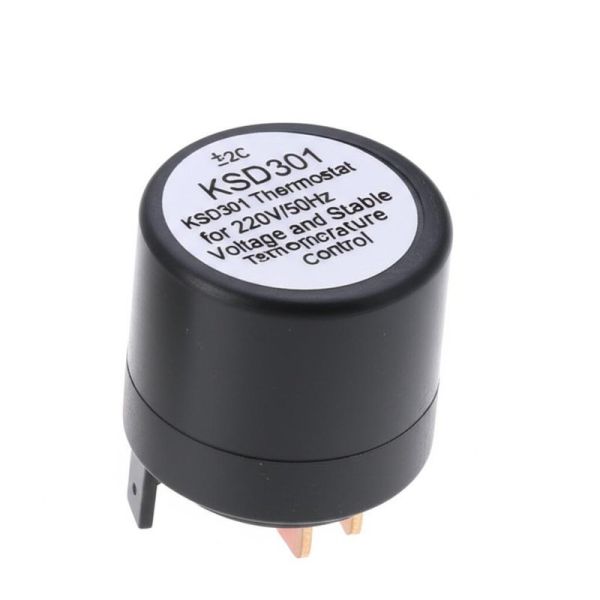 Temperature Stability ±2C KSD301 Thermostat for 220V/50Hz Voltage and Stable