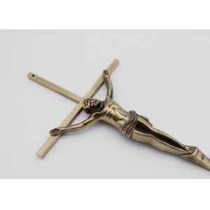 Zinc alloy cross zamak crucifix /coffin Decoration D051 Italy quality bronze