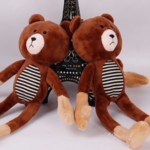 Brown Mini Plush Bears , Super Soft Fabric Sewing Mini Plush Keychain