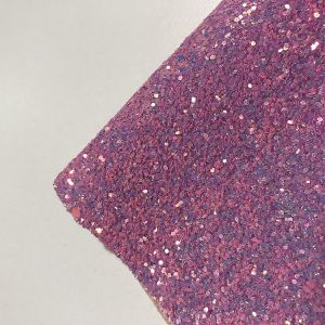 China 1.4mm 3D Holographic Wallpaper Metallic Chunky Glitter Fabric on sale