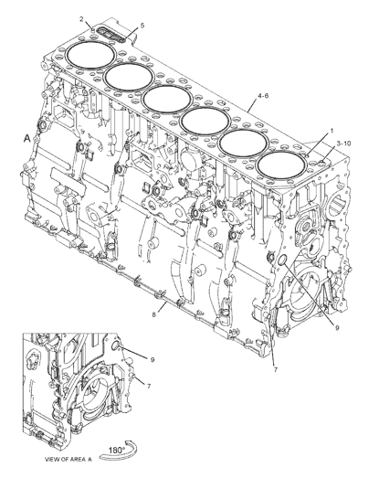 6I4421 6I-4421 Spacer Plate Excavator Engine Parts Fitting For 365C 365C L 365C L MH