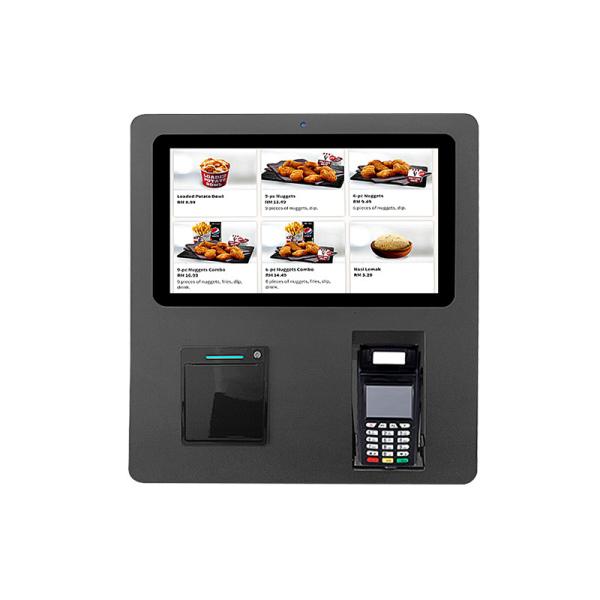15.6 inch HD Capacitive Touch Screen Self Ordering Kiosk Manufacturer For