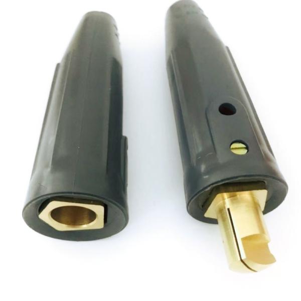 Buy Black US70 Cable Connector Welding Cable Holder Kit Male Female Adapter for Welding Consumables Metal at wholesale prices