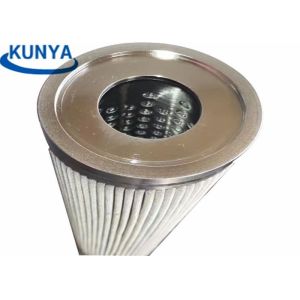Pleated Fiber Felt 60 Micron Polymer Ss Cartridge Filter Steel Candle