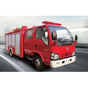 China Mini 88KW ISUZU 2000L Foam Water Fire-Fighting Vehicle