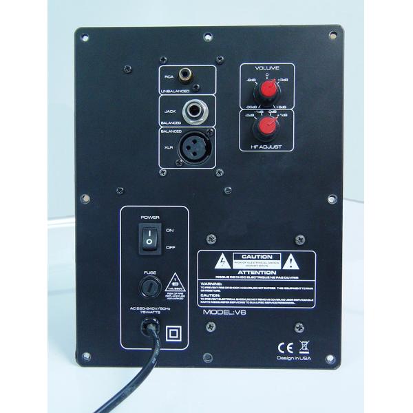 Hi Res Audio Active Monitor Speaker Powered HiFi Bookshelf Loudspeakers With Rear Port