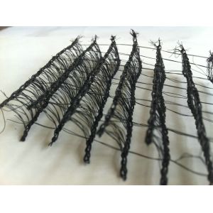 Black plastic 3D Mesh Fabric