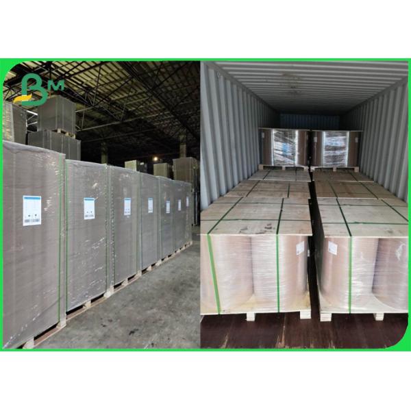 Uncoated Folding Thin Chipboard Paper Sheets Double Side Grey 250g - 700g