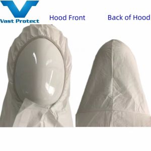 Disposable Breathable Jumpsuit Style Microporous Protective Coverall for