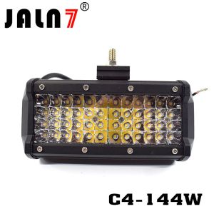 Quality LED Light Bar JALN7 144W 4Rows Combo Beam LED Driving Lamp Super Bright Off Road Lights LED Work Light Boat Jeep for sale
