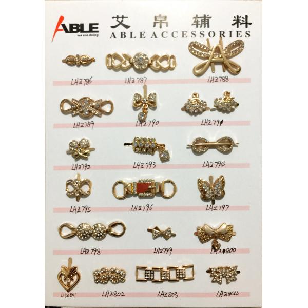 Buy The high-quality goods rhinestone shoe flower shoe accessories metal buckle for woman shoes at wholesale prices