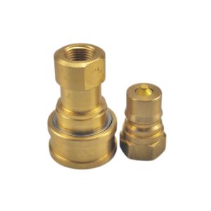 ISO7241B 0.75 Inch Hydraulic Brass Quick Coupler