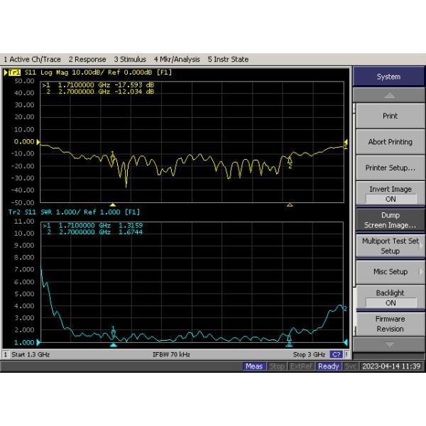 4G LTE 1710-2700M 14dbi directional flat antenna 256x256x40mm