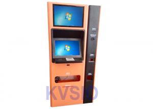 Quality Modular Kiosk To Pay Bills , Outdoor Information Kiosk Telecom Cash Acceptor for sale