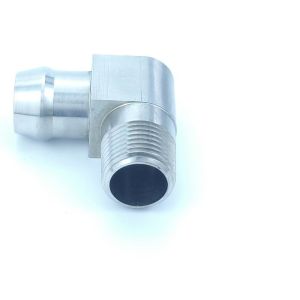 CNC Lathing Work Shiny Silver Brass Cp Extension Nipple Pipe Turning for Pipe