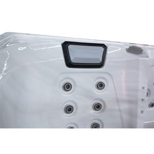 8-Person Rectangle Outdoor Hottubs Acrylic Freestanding Bathtub