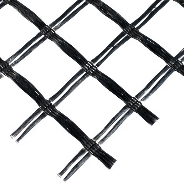 Buy Road Construction Fiberglass Geogrid With 0.2mm-4mm Thickness at wholesale prices