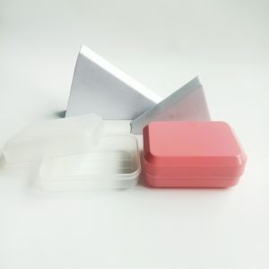 Convenient Rectangular Soap Holder Made of Recycled Plastic for Bathing