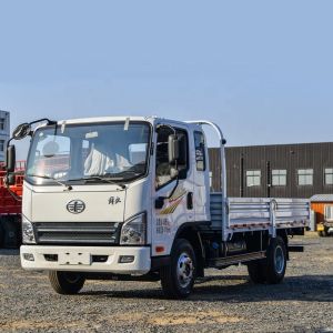 FAW Single Row Cargo Transport Truck With Fence Plate Style Wagon Freight Truck