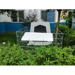 67.5kg 8mm Hot Dip Galvanised Steel Dairy Calf Hutches