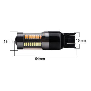 A/W 6500K 7443 990LM 66SMD LED Tail Light Bulbs