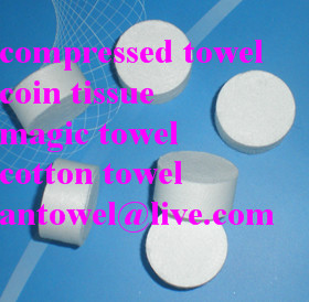 magic compressed towel compressed coin tissue travel use gift use
