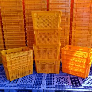 Practical Nestable Plastic Crate Storage And Transportation Stackable Turnover
