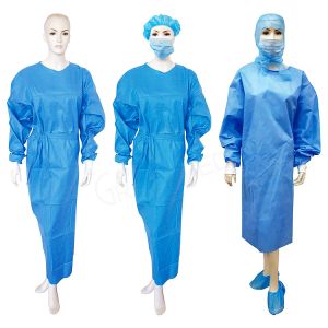 China Normal Ward S M Medical Disposable Protective Coveralls on sale