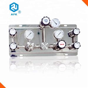 316 / Nickel Plated Brass Oxygen Control Panel , WL300 Argon Gas Manifold