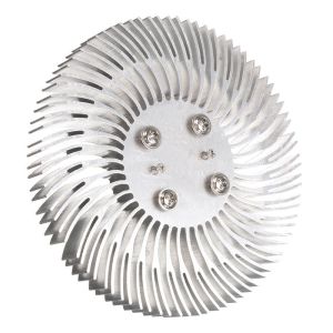 Led Strip Light Heatsink Extrusion Profiles Large Multiple Fins Circular