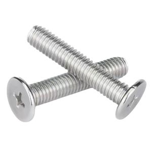 Cross Recessed Large Flat Round Head CM Screws