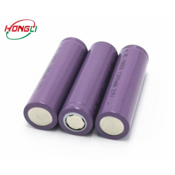 Long Lifespan 18650 Lithium Ion Cells For Solar Power Light Weight Small
