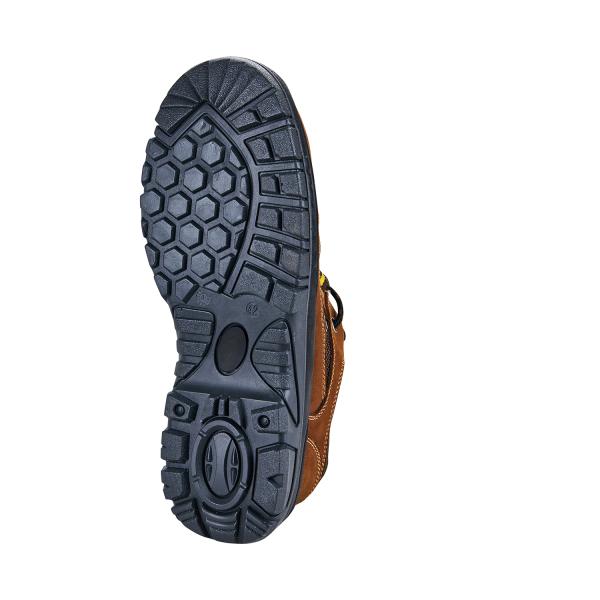 Rubber Outsole Split Leather Upper Material Men's Work Safety Shoes Boots at UF-160