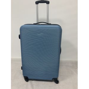 210D Polyester Blue Travel Trolley Luggage Sets Expandable