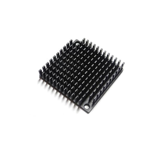 Buy Black Anodizing Led Aluminum Heat Sink Extrusions 42mm x 40mm x 8mm at wholesale prices