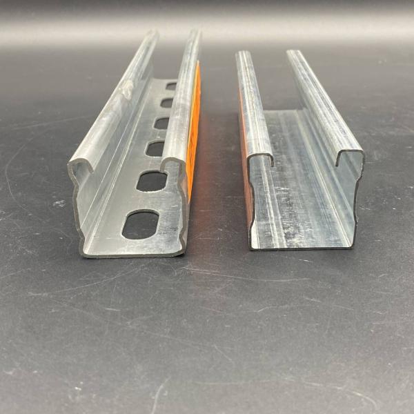 Buy Heavy Duty Electrical Zinc Slotted Strut Channel with Stiffener at wholesale prices