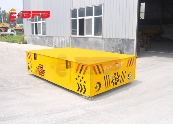 Buy 20m/Min Steel Platform Trolley Trackless Transfer Cart at wholesale prices