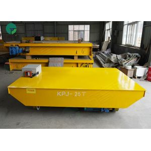 Towed Cable Electric Motorized Cart Moving On Rails