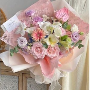 Premium bouquet packaging paper floral honeycomb paper