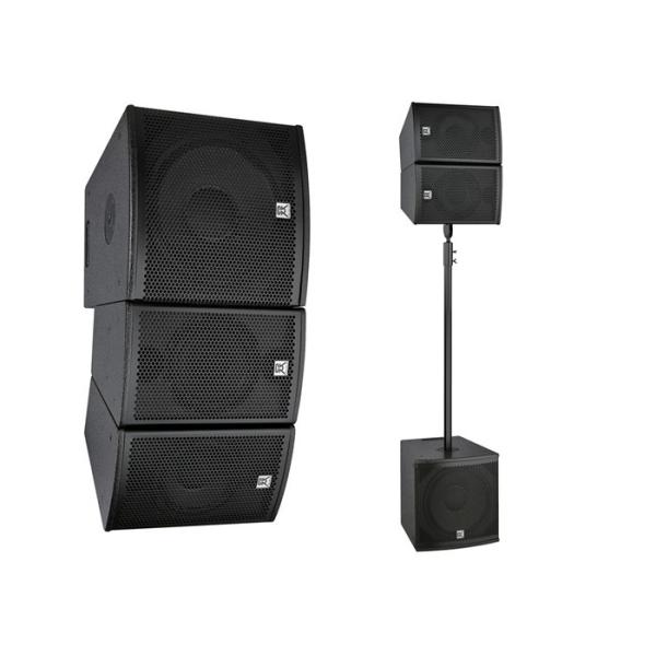 250W Conference Room Speaker Array Column system , Wireless Microphone Speaker