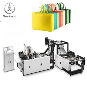 5 In 1 Non Woven Bag Machine 130pcs/ Min 5KW PLC For Supermarket