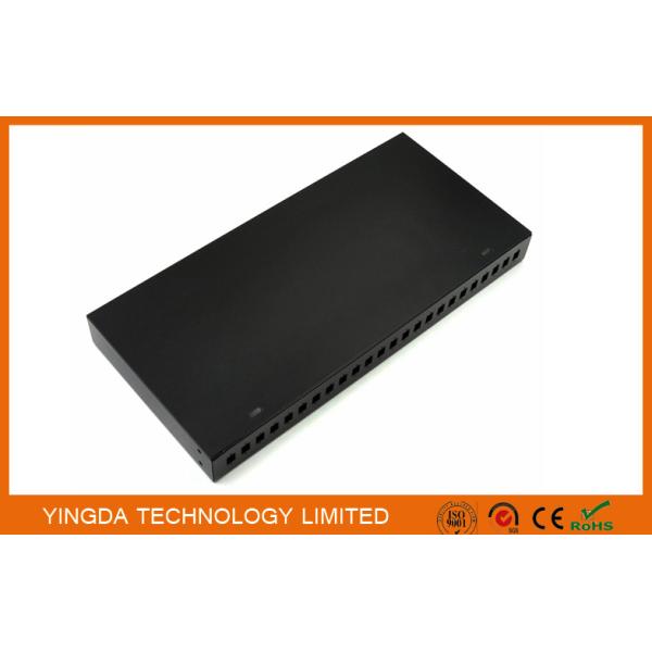 19” 24 Port Rack Patch Panel , 24 Cores SC Simplex Adapter Panel Rack Mounting