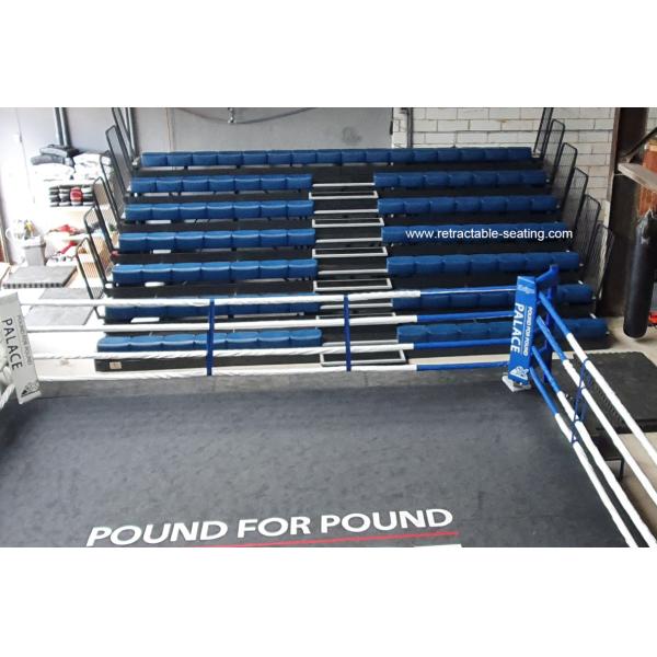 Indoor Gym polyethylene Echo Seating Retractable Grandstands