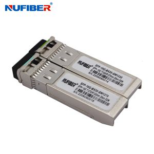 OEM 10G SFP+ WDM Module 10G BIDI SFP+ 1270nm/1330nm 20km LC DDM compatible with